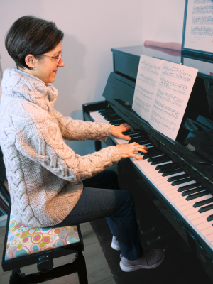 Véronique Saulgeot au piano